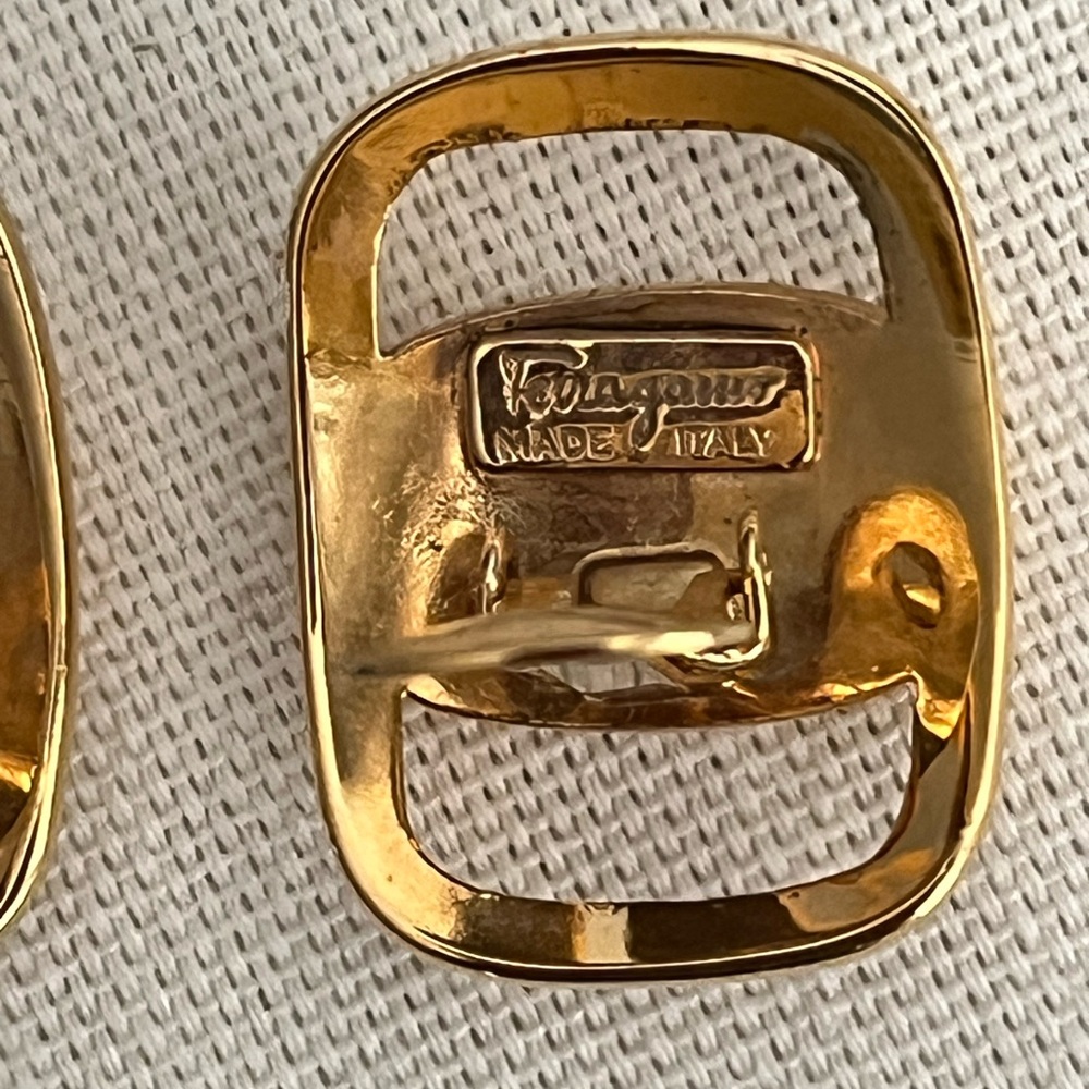 Salvatore Ferragamo Vara Vintage Earrings - Picture 5 of 6